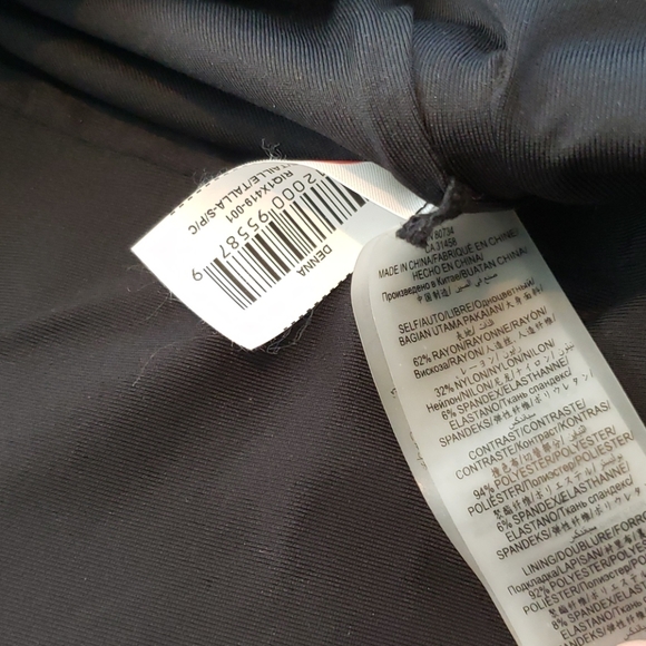 BCBG Maxazria black peplum blouse - Picture 6 of 7